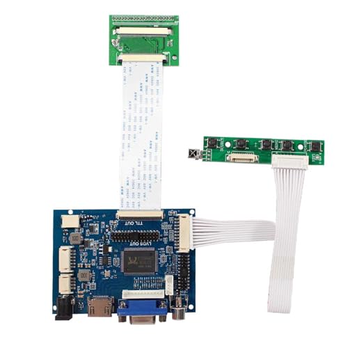 VSDISPLAY VGA 2AV LCD Controller Board für 15,2 cm 17,8 cm 20,3 cm 800x480 HSD062IDW1 HSD070IDW1-A00 HSD080IDW1 60Pins LCD-Bildschirm von VSDISPLAY