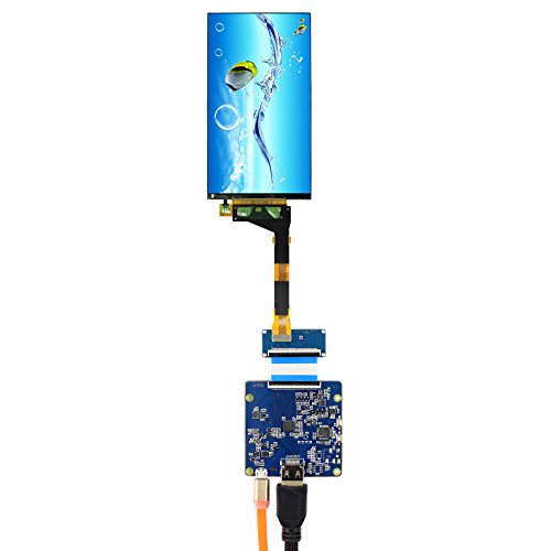 VSDISPLAY 5,5 Zoll LS055R1SX04 1440x2560 2K IPS 68676LCD Bildschirm und Controller Board, für 3D Drucker von VSDISPLAY