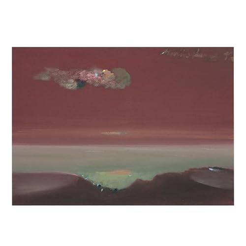 LCDIUDIU Leinwandbild, Handgemalt, Abstraktes Landschaftsölgemälde, Tiefroter Himmel, Bunte Wolken, Ferne Landschaft, Modernes Ungerahmtes Kunstwerk für Wohnzimmer, Büro, Dekoration, 70 X 100 Cm LCDIUDIU Leinwandbild, Handgemalt, Abstraktes Landschaftsölgemälde, Tiefroter Himmel, Bunte Wolken, Ferne Landschaft, Modernes Ungerahmtes Kunstwerk für Wohnzimmer, Büro, Dekoration, 70 X 100 Cm von LCDIUDIU