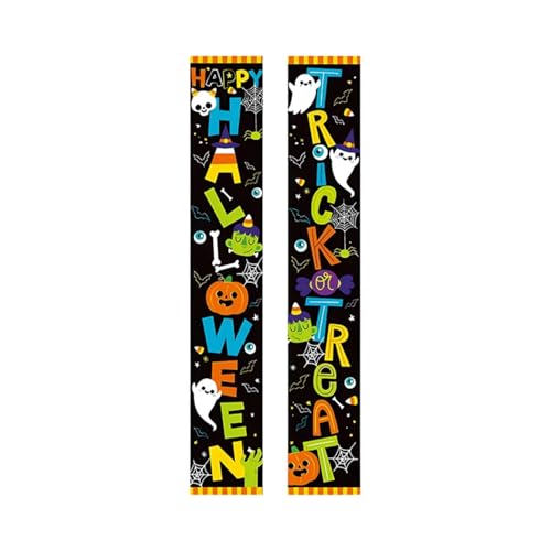 Halloween-Türframe, 11.8 * 70.8in Veranda Dekoration, geeignet für Veranden im Freien, Innenhöfe, Geisterhäuserwände, Familieneingange, um eine Horror-Atmosphäre zu schaffen von LCHENJIDG