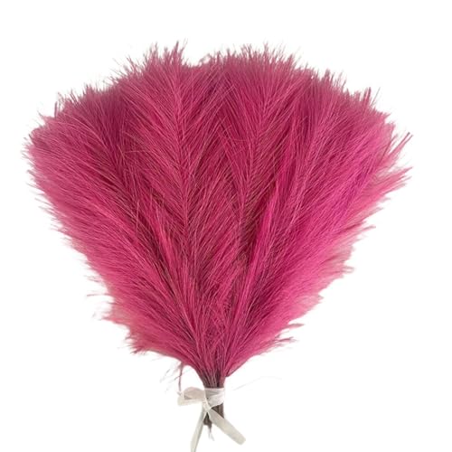 LCHENJIDG 10 Simulation farbiges Reed Gras, weich Fluffy künstliche Paprika Länge 15,75 Zoll für Wohnzimmer Party Hochzeit, Home Center Dekoration von LCHENJIDG