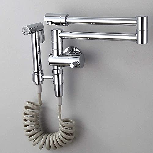Alle Bronze Teleskop Bidet Wasserhahn für Wandbecken Küchenspüle Wäscherei Pool Einer kaltes Wassersäule Hahn mit Telefonleitungsgriff florierende Wasserhahn für Dusche Alle Bronze Teleskop Bidet Wasserhahn für Wandbecken Küchenspüle Wäscherei Pool Einer kaltes Wassersäule Hahn mit Telefonleitungsgriff florierende Wasserhahn für Dusche von LCHJX
