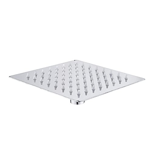 Chrom -Niederschlag Badezimmer Duschkopf 6 Zoll Mini Duschkopf rund und quadratisch Ultradünn von LCHJX