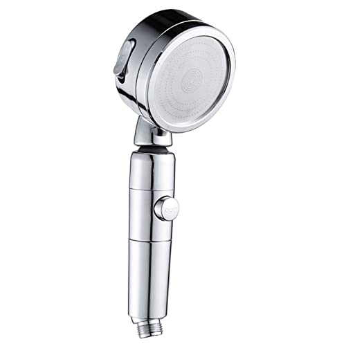 Duschkopf Hochdruckniederschlag Handheld Duschkombination mit Stoppknopf, 3 Einstellungen Verstellbarer Anti-Leak-Duschkopf von LCHJX