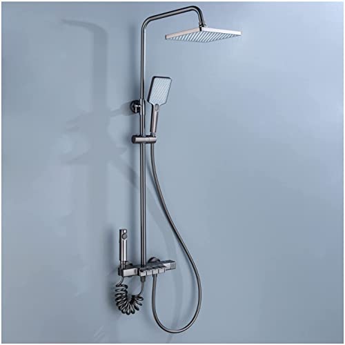 Duschsystem, 10 "Duscharmaturen -Set -Wand -Dusch -Dusch -Kombination Set 4 Funktionen Regenmixer Combo Set mit Badewanne Sput Duschsystem, 10 "Duscharmaturen -Set -Wand -Dusch -Dusch -Kombination Set 4 Funktionen Regenmixer Combo Set mit Badewanne Sput von LCHJX
