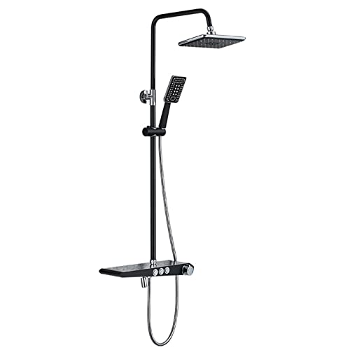 Duschsystem, wandmontierte Duscharmatur mit 3-Mode 2 in 1 Handheld- und Regenduschkopf, Eingriff Badewanne und Duschverkleidungskit Duschsystem, wandmontierte Duscharmatur mit 3-Mode 2 in 1 Handheld- und Regenduschkopf, Eingriff Badewanne und Duschverkleidungskit von LCHJX