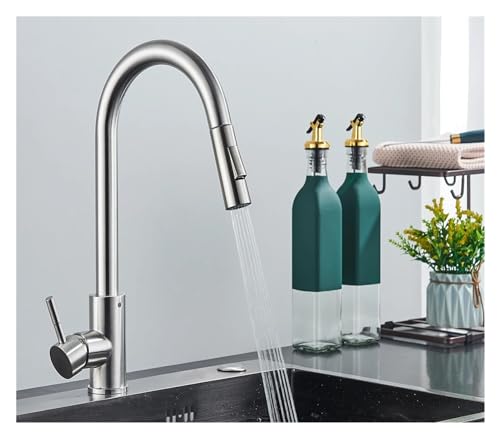 Goldener Küchenarmatur ausziehen Küchenspüle Wasserhahn Eingriff Mixer Tap 360 Rotation Küchen Duschhahn, Wasserhähne für Waschbecken Waschbecken Goldener Küchenarmatur ausziehen Küchenspüle Wasserhahn Eingriff Mixer Tap 360 Rotation Küchen Duschhahn, Wasserhähne für Waschbecken Waschbecken von LCHJX
