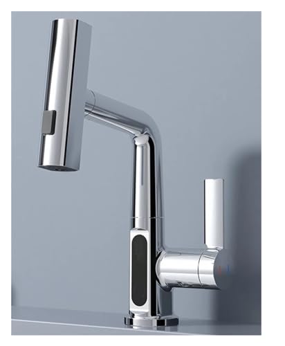 Grau Wasserfall Basin Wasserhahn Bad Ziehzahl von LCHJX