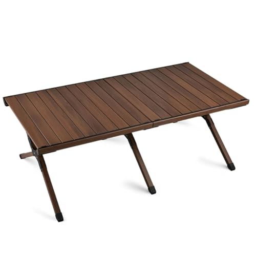 Klappcamping-Tisch, tragbarer Klapptisch, Aluminiumcampingtisch für Picknick im Freien, Klapptisch mit Partytisch, mit Wasserdurchmesser und rostbeständigem Tragetisch für Strand, Party, Terrasse, Klappcamping-Tisch, tragbarer Klapptisch, Aluminiumcampingtisch für Picknick im Freien, Klapptisch mit Partytisch, mit Wasserdurchmesser und rostbeständigem Tragetisch für Strand, Party, Terrasse, von LCHJX