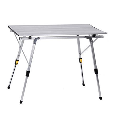 LCHJX Camptisch Klapptisch Aluminium-Alloy-Outdoor-Camping für 90-53 cm wasserdicht von LCHJX