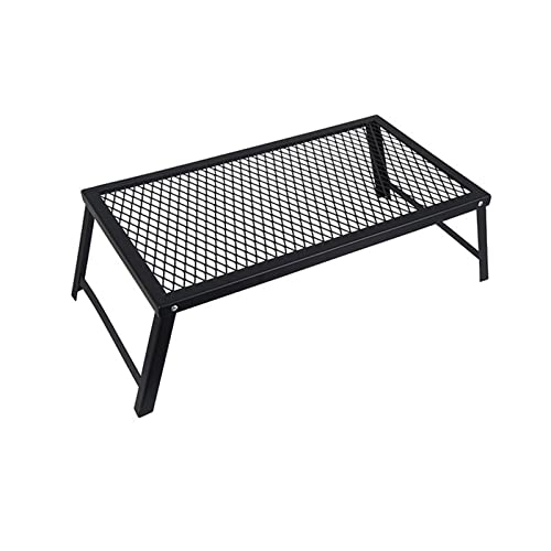 LCHJX Camptisch Nettoklappertisch wasserdichte Outdoor -BBQ -Rucksack -Eisenschreibtisch Möbel Computer tragbares dauerhaftes Grill Leichtgewicht von LCHJX