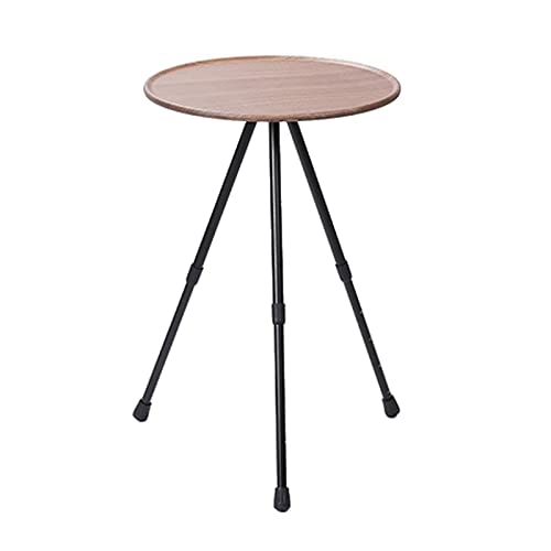 LCHJX Camptisch tragbares Klappkampagentisch Tee Kaffeestativtisch Schreibtisch für Party Abendessen Wanderung Rucksackfischerei Picknick Grill (Farbe: Braun) von LCHJX