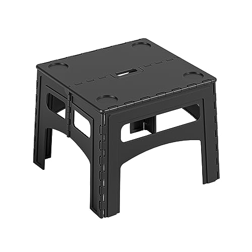 LCHJX Tragbarer Outdoor -Klapptisch Einfacher Esstischstudienschalter EIN Zug mit dem Griff Design Vier Ecken runden Konvexe Ziehen zum Öffnen zum Öffnen von LCHJX