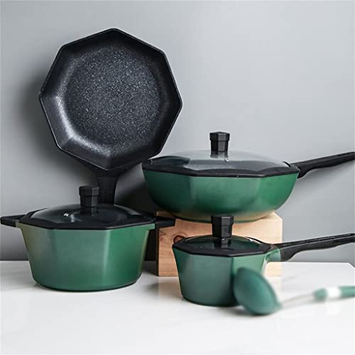 Oktagonales Kochgeschirrset Nicht-Stick Wok Pan Pan Pan Pan Pan Pan Pan Pan Pan Pan Pan Pan Pan Rochen Oktagonales Kochgeschirrset Nicht-Stick Wok Pan Pan Pan Pan Pan Pan Pan Pan Pan Pan Pan Pan Pan Rochen von LCHJX