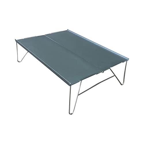 Tragbarer Aluminiumlegierungspicknick -Klapptisch für Camping -Kaffeetisch im Freien mit Schwarz -Finish von LCHJX