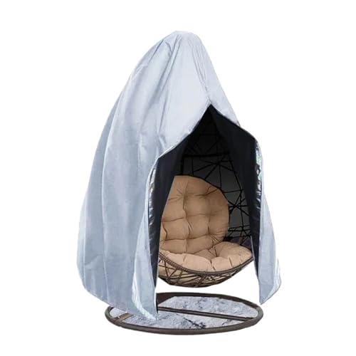 HäNgesessel Abdeckung Stuhlabdeckung Hängestuhlabdeckung Wasserdichte Schutzabdeckung Hängend For Outdoor-Schaukelstuhl Hängend(Sliver) von LCKKJHG