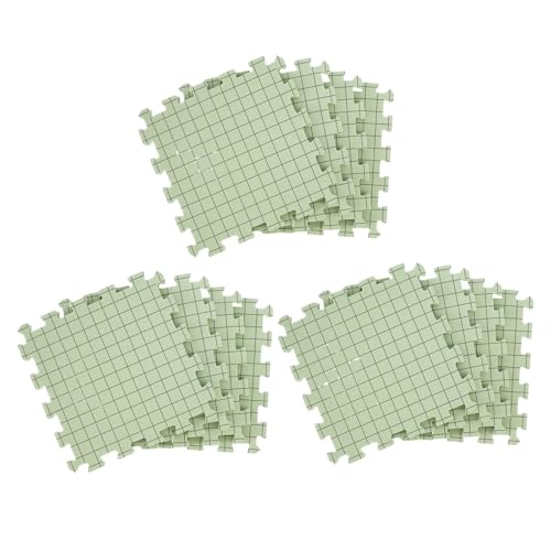 LCKKJHG HäKel Blockierbrett Schaumstoff-Blockierbrett, 30,5 x 30,5 cm, Gitter-Strickblockmatte, DIY-Strickhandwerk, Häkelzubehör for Strickanfänger(12Pcs) von LCKKJHG
