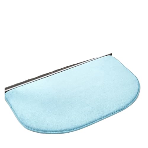 LCKKJHG Home Badematte Coral Fleece Badezimmer Teppich Wasseraufnahme Rutschfester Memory Foam Saugfähig Waschbar Teppich Bodenmatte(Blue,40CMx60CM) von LCKKJHG