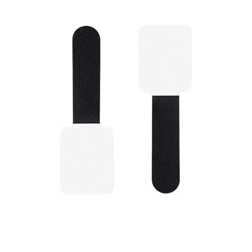 LCKKJHG Kabelbinder Wiederverwendbare Kabelbinder zur Befestigung von Kabel-Organizern, Kabel-Seilhaltern, selbstklebend, verstellbare Kabel-Organizer-Gurte, Schreibtisch-Management(Black,20PCS) von LCKKJHG