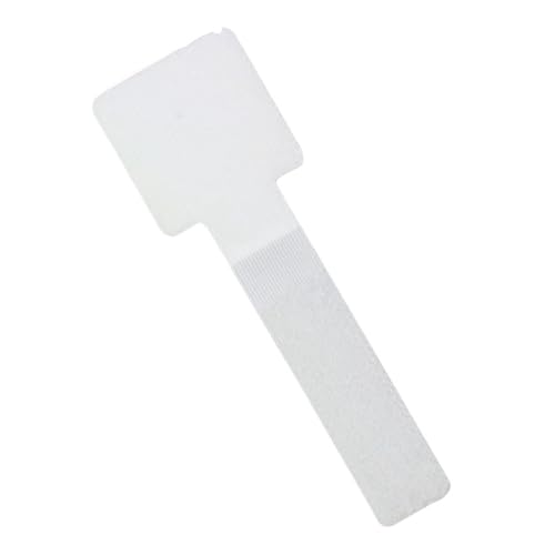 LCKKJHG Kabelbinder Wiederverwendbare Kabelbinder zur Befestigung von Kabel-Organizern, Kabel-Seilhaltern, selbstklebend, verstellbare Kabel-Organizer-Gurte, Schreibtisch-Management(White 10 pcs) von LCKKJHG