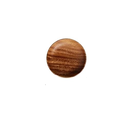 LCKKJHG Knochenschale Holz Runde Handgemachte Platte Runde Sushi Teller Dessert Obst Brot Gerichte Suppe Geschirr(A) von LCKKJHG