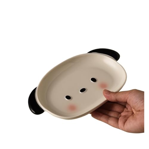 LCKKJHG Knochenschale Keramik-Brotteller, kleiner Teller in Hundeform, süßer Mini-Obstteller, Dessertteller(1pc) von LCKKJHG