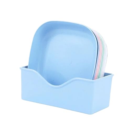 LCKKJHG Knochenschale Kreative Knochen Gericht Haushalt Kunststoff Spieß Knochen Gericht Party Snack Abendessen Gerichte Camping Geschirr(S 10PCS mix and base) von LCKKJHG