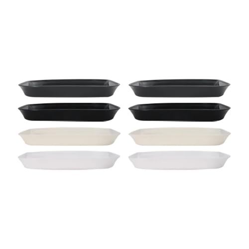LCKKJHG Knochenschale Kunststoff Knochen Spucken Platte Haushalt Snack Platte Nuss Platte Knochen Spucken Platte Wiederverwendet(8pcs) von LCKKJHG