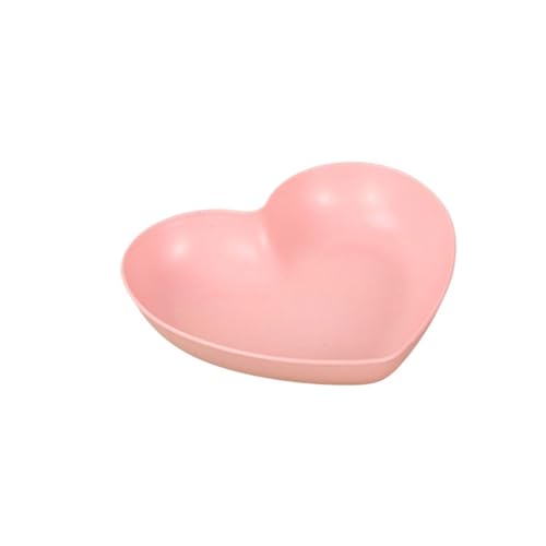LCKKJHG Knochenschale Speiseteller Kreative Kuchenplatte Knochenschale Trockenfrüchte Snacks Platte Kunststoff Süßigkeiten Kekse Aufbewahrungsschale Behälter(Pink) von LCKKJHG