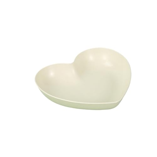 LCKKJHG Knochenschale Speiseteller Kreative Kuchenplatte Knochenschale Trockenfrüchte Snacks Platte Kunststoff Süßigkeiten Kekse Aufbewahrungsschale Behälter(White) von LCKKJHG