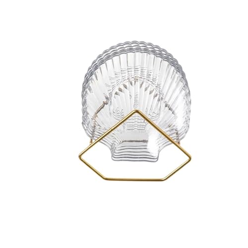 LCKKJHG Knochenschale Spießknochenschale, Haushalts-Lebensmittelqualität, Sternschale, Kunststoff-Spießknochenschale, rund, quadratisch, Esstisch-Müllteller(6pcs-shell) von LCKKJHG