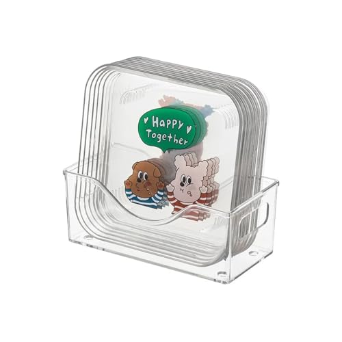 LCKKJHG Knochenschale Spießknochenschale, Haushalts-Lebensmittelqualität, Sternschale, Kunststoff-Spießknochenschale, rund, quadratisch, Esstisch-Müllteller(8pcs-Cartoon) von LCKKJHG