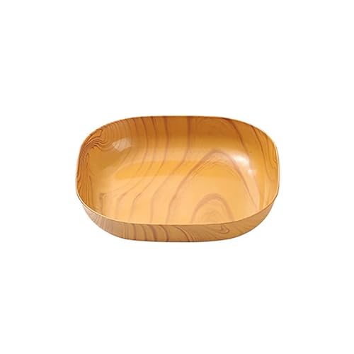 LCKKJHG Knochenschale Zeitgenössische Nachahmung Holz Kunststoff Snack Tablett Essig Platte Haus Sushi Frühstück Trockenfrüchte Snack Gericht Knochen Spieß Tablett von LCKKJHG