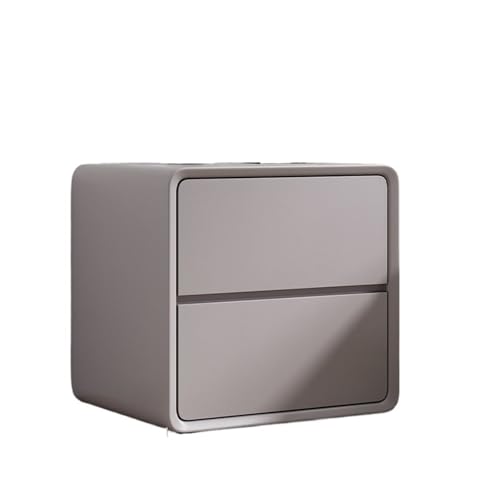 LCKKJHG Nachttisch Mobile weiße Nachttische, kleine Nachttische aus Holz, Holztisch, Schlafzimmermöbel(Light Gray,40x40x49cm) von LCKKJHG