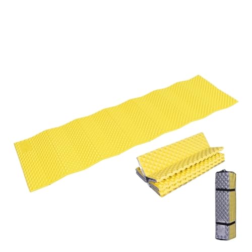 LCKKJHG Picknickdecke Campingmatte Tragbare Isomatte Picknick Schaumbett Matratze Reise Trekking Ausrüstung Decke Wasserdicht Feuchtigkeitsfest Wasserdichter(Yellow) von LCKKJHG