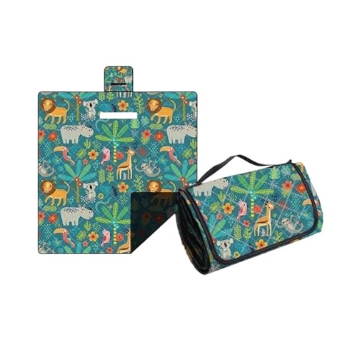 LCKKJHG Picknickdecke Outdoor Picknickmatte, dick, wasserdicht, maschinenwaschbar, Decke, feuchtigkeitsbeständig, Strand, wasserdichte Campingmatte (11,200 x 200 cm) von LCKKJHG