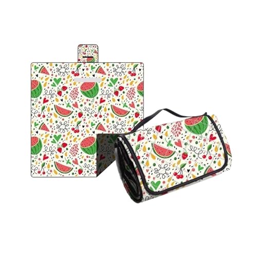 LCKKJHG Picknickdecke Outdoor Picknickmatte, dick, wasserdicht, maschinenwaschbar, Decke, feuchtigkeitsbeständig, Strand, wasserdichte Campingmatte (13,150X200cm) von LCKKJHG
