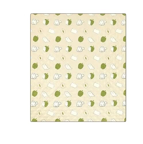 LCKKJHG Picknickdecke Picknickmatte, waschbar, langlebig, wasserdicht, Campingmatte, große Picknickdecke, groß, dick und bequem Wasserdichter(Leisure Cat Fun-L) von LCKKJHG