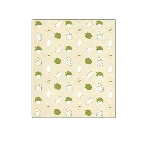 LCKKJHG Picknickdecke Picknickmatte, waschbar, langlebig, wasserdicht, Campingmatte, große Picknickdecke, groß, dick und bequem Wasserdichter(Leisure Cat Fun-M) von LCKKJHG