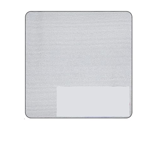 LCKKJHG Picknickdecke wasserdichte Matte, doppelseitiges Aluminiumfolienzelt, verdickte Einzel- und Doppelpicknickmatte, Outdoor-Campingsitz, Strandkriechmatte Wasserdichter(200x200cm Thickened) von LCKKJHG