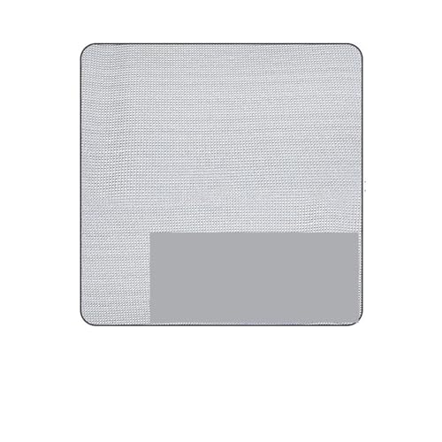 LCKKJHG Picknickdecke wasserdichte Matte, doppelseitiges Aluminiumfolienzelt, verdickte Einzel- und Doppelpicknickmatte, Outdoor-Campingsitz, Strandkriechmatte Wasserdichter(200x200cm Thickened) von LCKKJHG