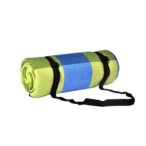 LCKKJHG Picknickdecke wasserdichte Picknickmatte for den Außenbereich, Camping-Strandmatte, bunt, kariert, gestreift, rechteckig, Schlafdecke, Wohnzimmerteppich Wasserdichter(Color 11,150X200X0.4cm) von LCKKJHG