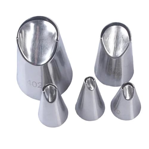 LCKKJHG SpritztüLlen-Set Nozzle Icing Piping Pastry Nozzles Kitchen Gadget Baking Accessories Making Cake Decoration Tools 5Pcs LCKKJHG SpritztüLlen-Set Nozzle Icing Piping Pastry Nozzles Kitchen Gadget Baking Accessories Making Cake Decoration Tools 5Pcs von LCKKJHG