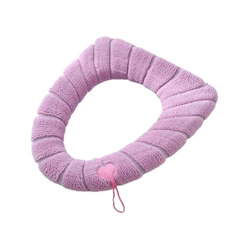 LCKKJHG Wc Sitzbezug Toilettensitz Toilettensitzkissen, weiche Textur, warm halten, Stoff, Toilettendeckelbezug, universelles elastisches Deckel-Sitzpolster, Badezimmerzubehör(Color-13) von LCKKJHG