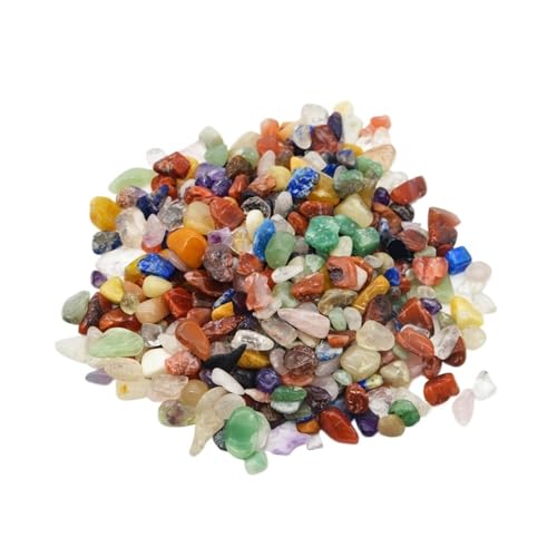aquarium dekosteine steine 150g 100g Aquarium Dekoration Stein Aquarium Hintergrund Bunte Kristall Rock Kies Hausgarten Dekor Zubehör 7-9mm(Colorful,150g) von LCKKJHG