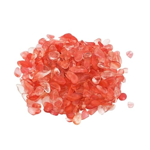 aquarium dekosteine steine 150g 100g Aquarium Dekoration Stein Aquarium Hintergrund Bunte Kristall Rock Kies Hausgarten Dekor Zubehör 7-9mm(Red2,150g) von LCKKJHG
