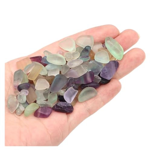 aquarium dekosteine steine Gemischte Quarzkristallsplitter, Stein, Fels, Kies, Probe, Aquarium, Aquarium, Dekoration, natürliche Trommelsteine ​​und Erzmineralien(Color11,50g) von LCKKJHG