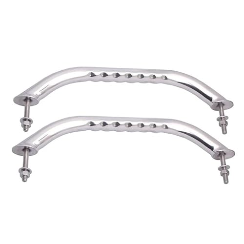 boot handlauf 2 PCS 8-5/8 "Edelstahl Deck Handlauf Poliert Boot Haltegriff Rändelrohr for Yacht Marine Hardware Zubehör von LCKKJHG