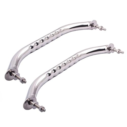 boot handlauf 2 stück edelstahl 9'' Boot Poliert Boot Marine Haltegriff Handlauf Rändelung Rohr boot zubehör marine(12inches) von LCKKJHG