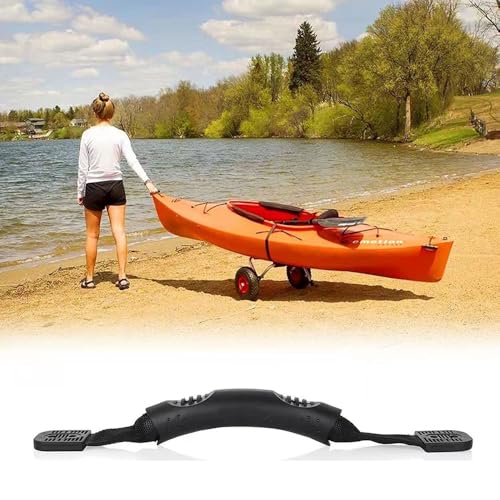 boot handlauf 2PC Kajak Griff PVC Kajak Griff Punch Boot Paddel Paddel Boot Gurtband Druckguss Festen Griff Kajak Abschleppen Wasser zubehör von LCKKJHG